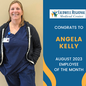 Employee of month Angela Kelly