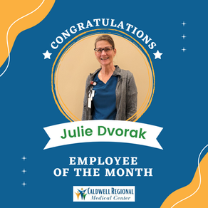 Employee of the month 
Julie Dvorak
