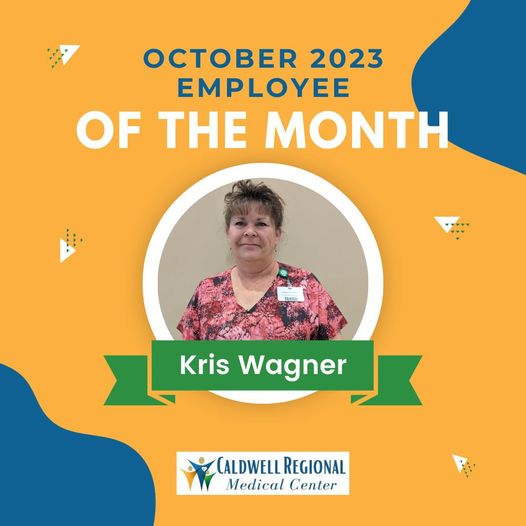 Employee of the month Kris Wagner
